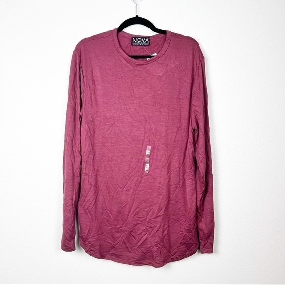 BUCKLE nova industries long‎ sleeve tee M NWT - Picture 1 of 5